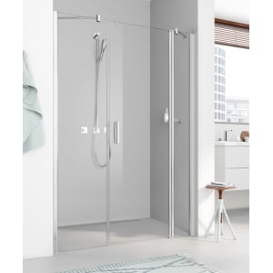 Kermi Pega Pendeltür 1-flügelig mit Festfeldern 150 cm, Anschlag rechts