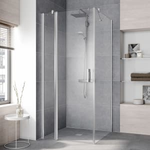 Kermi Pega Pendeltür 1-flügelig mit Festfeld 100 cm, Anschlag links