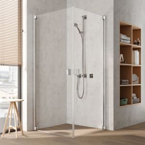 Kermi Raya Eckeinstieg Pendeltür 100 cm Halbteil rechts