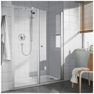 Kermi Ibiza 2000 Schwingtür mit Festfeld links verschlussseitig 170 cm