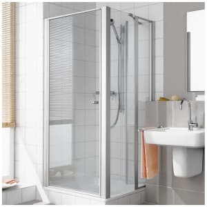 Kermi Ibiza 2000 Seitenwand geteilt beweglich 90 x 200 cm