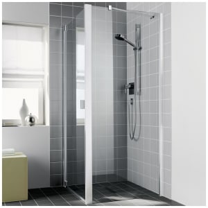 Kermi Raya Seitenwand starr 80 cm, für Eckeinbau oder U-Kabine