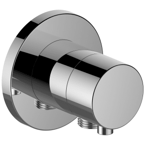 Keuco IXMO Ab- und Umstellventil für 2 Verbraucher, Unterputz, mit Schlauchanschluss, Rosette rund