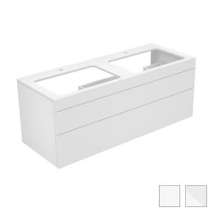 Keuco EDITION 400 Waschtischunterbau 140 x 53,5 cm, mit Hahnlochbohrung