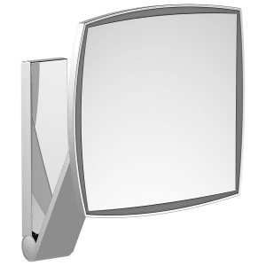 Keuco iLook-move Kosmetikspiegel rechteckig mit 5-fach Vergrößerung, LED Beleuchtet, UP-Kabelführung