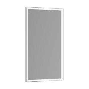 Keuco Royal Lumos Badspiegel 46 x 85 cm mit stufenlos einstellbarer Lichtfarbe und DALI-Steuerung in silber eloxiert