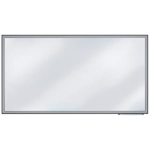 Keuco Royal Lumos Badspiegel 140 x 65 cm mit Spiegelheizung in schwarz-eloxiert
