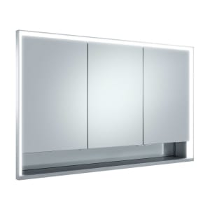 Keuco Royal Lumos Wandeinbau Spiegelschrank 120 x 73,5 cm, DALI-steuerbar, offene Ablage