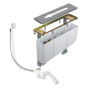 Kludi Wannenrand-Montage-Einheit für 3-Locharmaturen