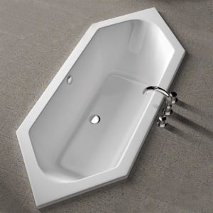 Koralle T200 6-Eckbadewanne 195 x 80 x 45 cm