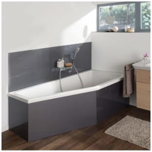 Koralle T200 Raumsparbadewanne 180 x 80 cm rechts
