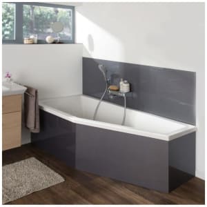 Koralle T200 Raumsparbadewanne 180 x 80 cm links