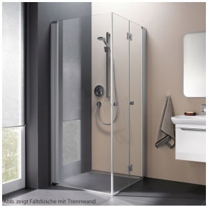 Koralle myDay Faltdusche TFTA für Trennwand 75 cm rechts