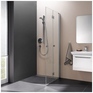 Koralle myDay Falteckdusche EFTS R 100 cm