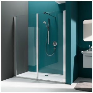 Koralle myDay Pendeltür NPWWA für Nische mit Trennwand in Flucht 150 links