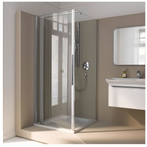 Koralle myDay Pendeltür TPFA L 120 Anschlag links, mit Festelement für Trennwand