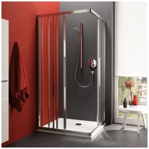 Koralle myDay Schiebetür ESF3 Eckdusche 75 x 90 cm