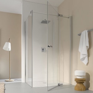 Koralle S800 Pendeltür für Trennwand Anschlag rechts, Sondermaß Breite  115 - 180 cm