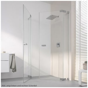 Koralle S808 Eckdusche Type EPFS bis 150 cm Seitenteil links