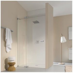 Koralle S808 Pendeltüre für Nische bis 115 cm links