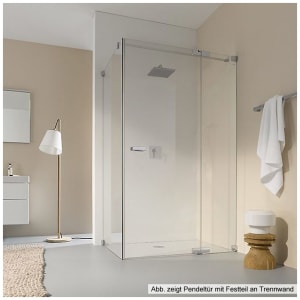 Koralle S808 Pendeltüre für Trennwand bis 105 cm rechts