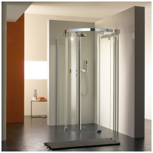 Koralle S600 VKS2 80 R50 Viertelkreis-Duschabtrennung