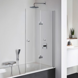 Koralle TwiggyPlus Falttür 2-teilig auf Badewanne Sondermaß