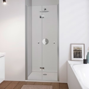 Koralle TwiggyPlus Falttür in Nische 80 x 200 cm