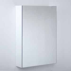 Kronenbach Plana 2.0 Spiegelschrank 40 cm mit 1 Tür und LED-Aufsatzleuchte, Anschlag rechts