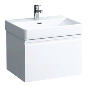LAUFEN PRO S Waschtischunterbau 57 cm, mit 1 Auszug und 1 Innenschublade