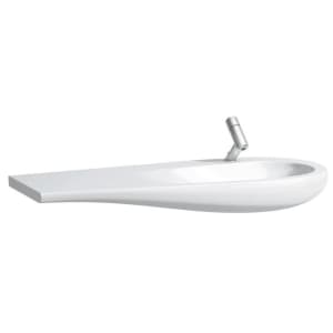 LAUFEN Alessi Waschtisch unterbaufähig 120 x 50 cm, mit Hahnloch und Ablage links