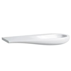 LAUFEN Alessi Waschtisch unterbaufähig 120 x 50 cm, ohne Hahnloch, mit Ablage links