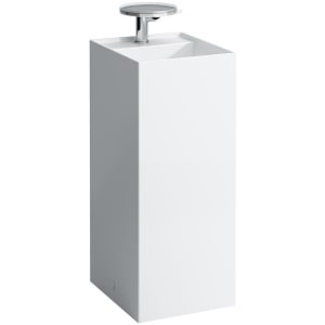LAUFEN Kartell Waschtisch 37,5 x 43,5 cm, freistehend mit 1 Hahnloch