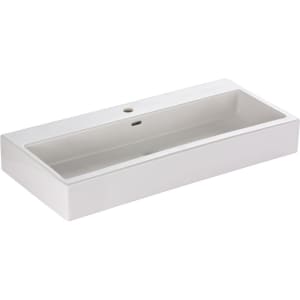 LAUFEN Living City Waschtisch 100 cm mit Überlauf und 1 Hahnloch