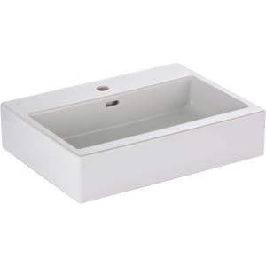 LAUFEN Living City Aufsatzwaschtisch 60 cm mit Überlauf und 1 Hahnloch