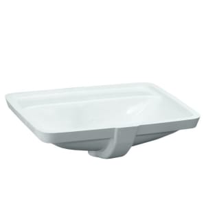 LAUFEN PRO S Einbauwaschtisch von unten 52,5 cm, ohne Hahnloch mit Überlauf