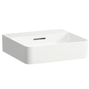 LAUFEN Val Aufsatz-Handwaschbecken 45 x 42 cm ohne Hahnloch, mit Überlauf