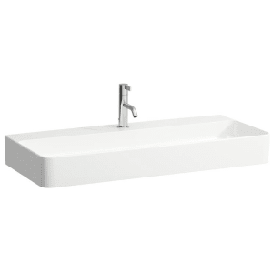 LAUFEN Val Waschtisch, unterbaufähig 95 x 42 cm mit 1 Hahnloch, ohne Überlauf