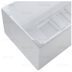 Mauersberger Styroporträger für Badewanne Bombax 160 x 75 cm links