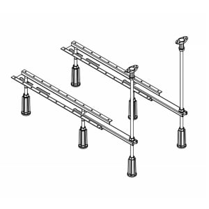 Mauersberger Fußgestell für Badewannen Standard mit Wannenrandabstützung