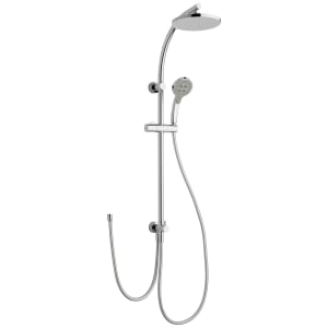 House Duschsystem mit Umsteller und Kopfbrause rund, Aufputz