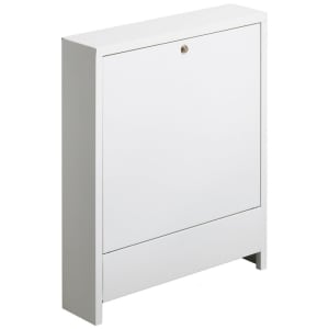 Fußbodenheizung-Wandschrank Aufputz für Verteiler mit 6 - 8 Heizkreisen