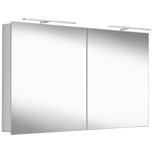 Alu 100 LED Spiegelschrank S120