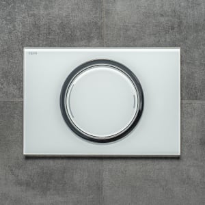 MEPA MEPAzero Betätigungsplatte mit 2 Mengen-Spültechnik, Design-Oberfläche