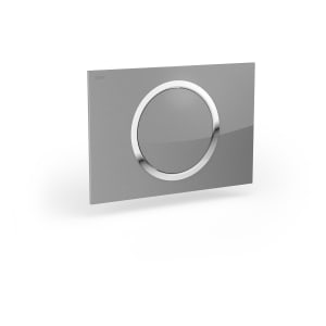 MEPA MEPAzero Betätigungsplatte mit 2 Mengen-Spültechnik für teileingelassene Montage