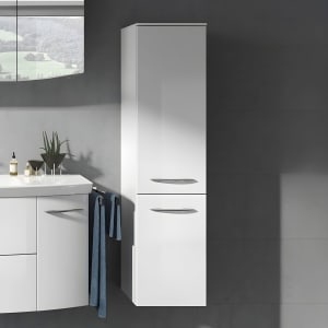 Pelipal Cassca Hochschrank 45 x 43 x 168 cm mit 2 Drehtüren, Anschlag rechts, Griff C1, PG2