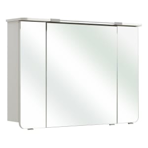 Pelipal Cassca Spiegelschrank 102 x 22,5 x 72,4 cm mit LED Kranzbeleuchtung