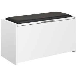 Pelipal Sitztruhe 94 x 40 x 48 cm mit Sitzkissen in schwarz