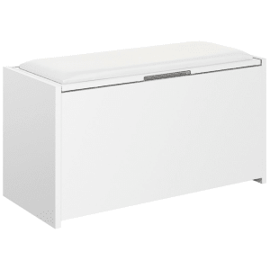 Pelipal Sitztruhe 94 x 40 x 48 cm mit Sitzkissen in weiß