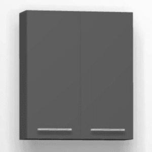 Pelipal Serie 6025 Wandschrank 60 x 17 x 70 cm mit 2 Drehtüren, Griff R1